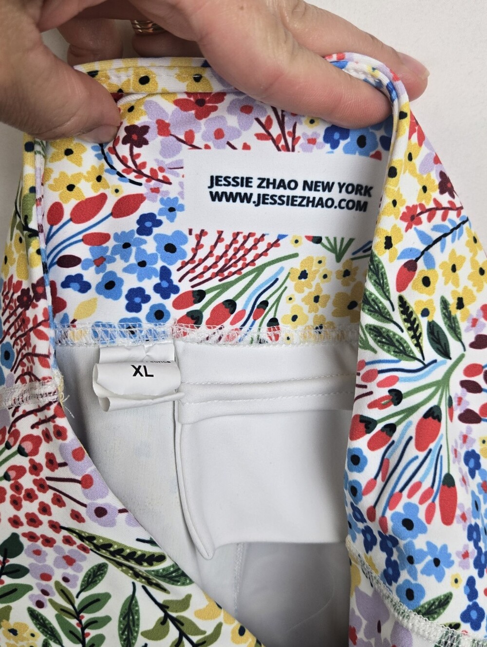 JESSIE ZHAO HIGH WAIST YOGA LEGGINGS IN BLOOMS Size XL. Read - Picture 10 of 11